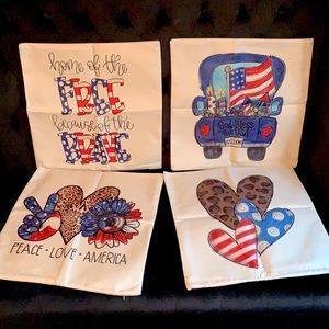 New Patriotic Pillow Covers